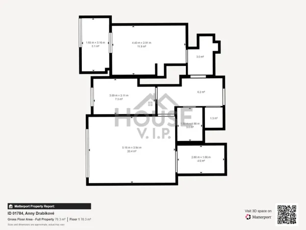 Prodej bytu 3+kk, Praha - Háje, Anny Drabíkové, 64 m2