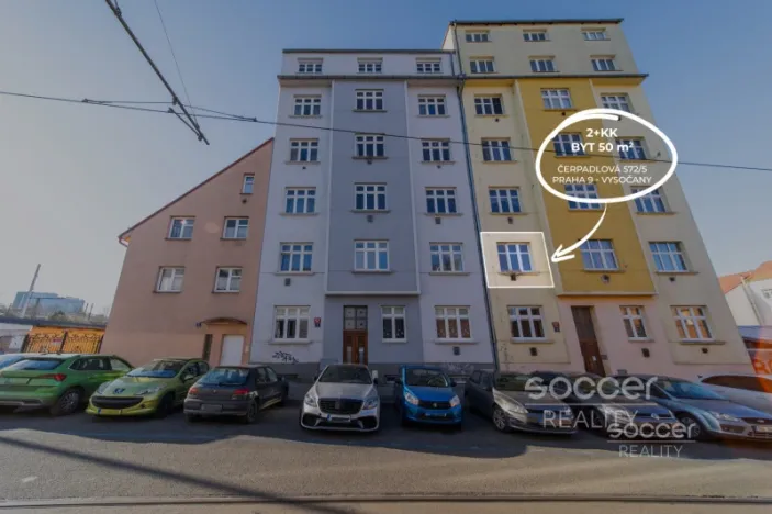 Pronájem bytu 2+kk, Praha - Vysočany, Čerpadlová, 50 m2