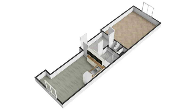 Pronájem bytu 2+kk, Praha - Vysočany, Čerpadlová, 50 m2