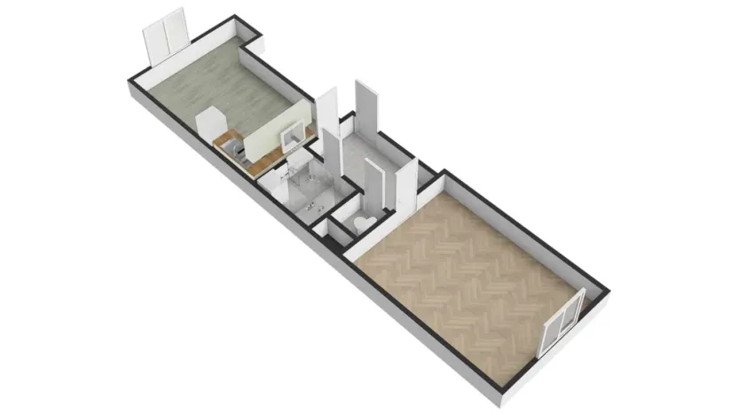 Pronájem bytu 2+kk, Praha - Vysočany, Čerpadlová, 50 m2