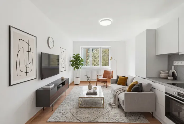 Pronájem bytu 3+kk, Praha - Vysočany, Novovysočanská, 73 m2