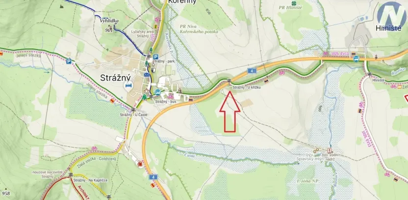 Prodej pozemku pro bydlení, Strážný, 5195 m2