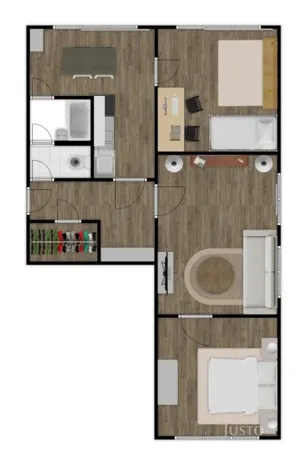 Prodej bytu 3+1, Písek - Budějovické Předměstí, třída Přátelství, 64 m2