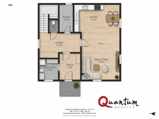 Prodej rodinného domu, Radovesice, 120 m2