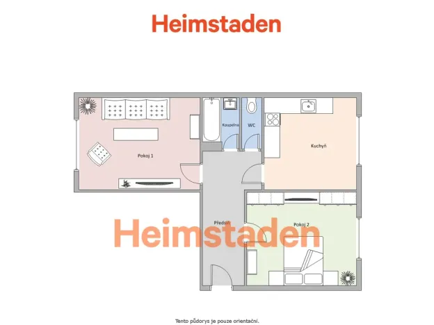 Pronájem bytu 2+1, Havířov - Město, Hlavní třída, 53 m2