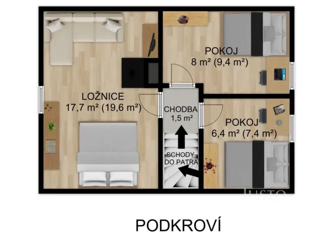 Prodej chaty, Slabčice - Písecká Smoleč, 115 m2
