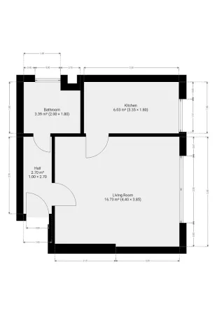 Pronájem bytu 1+1, Praha - Liboc, Ke Džbánu, 32 m2