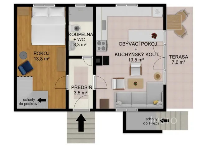 Prodej rodinného domu, Slabčice, 100 m2