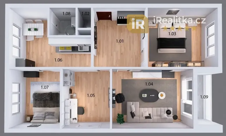 Prodej bytu 4+1, Mariánské Lázně - Úšovice, Hroznatova, 81 m2