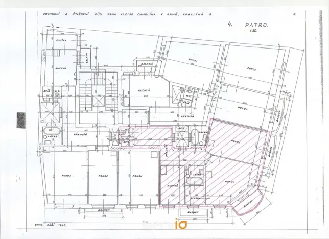 Pronájem bytu 2+1, Brno, Kobližná, 81 m2