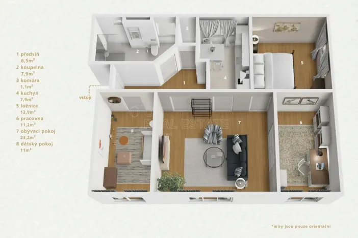 Prodej bytu 4+1, Karlovy Vary, Kosmonautů, 84 m2