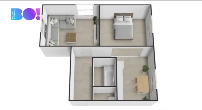 Prodej bytu 2+1, Ostrava, Slepá, 56 m2