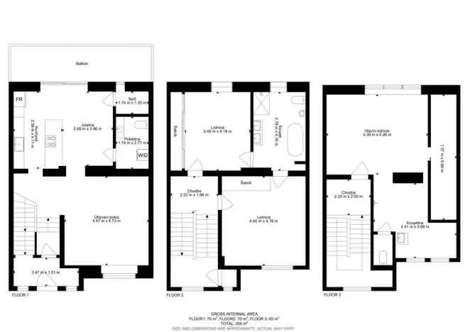 Pronájem bytu 5+kk, Brno - Žabovřesky, Šmejkalova, 190 m2