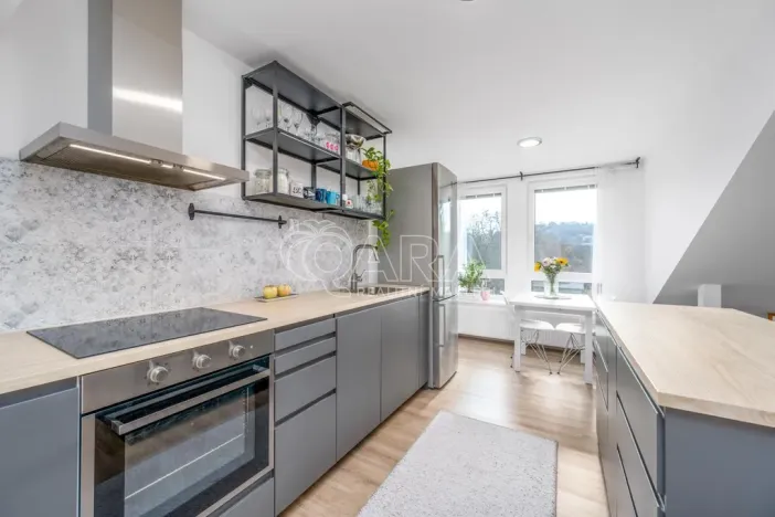 Pronájem bytu 1+kk, Praha - Hlubočepy, Pod Žvahovem, 47 m2