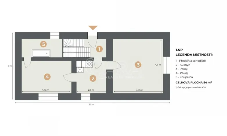 Prodej rodinného domu, Starý Jičín, 90 m2