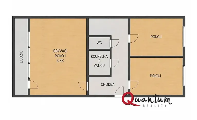 Prodej bytu 3+kk, Praha - Stodůlky, Kurzova, 74 m2