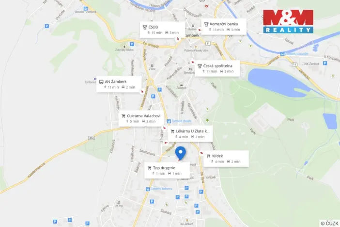 Pronájem obchodního prostoru, Žamberk, Náměstí Gen. Knopa, 96 m2