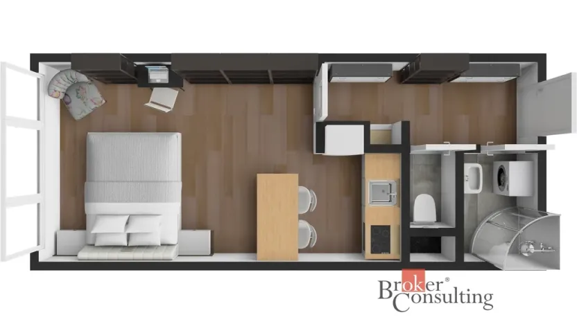 Prodej bytu 1+kk, Praha - Háje, Bajkonurská, 27 m2
