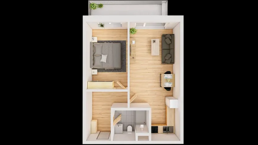 Prodej bytu 2+kk, České Budějovice, Jírovcova, 57 m2