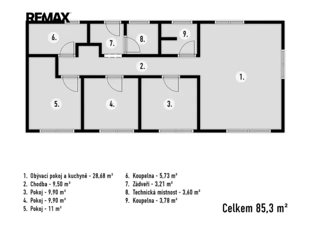 Prodej rodinného domu, Tišice, Ke křížku, 85 m2