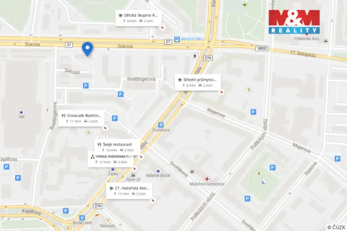 Prodej bytu 3+kk, Plzeň - Jižní Předměstí, Sukova, 75 m2
