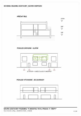 Prodej pozemku pro bydlení, Praha - Řepy, K mostku, 328 m2