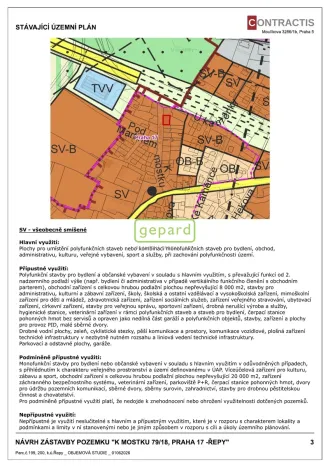 Prodej pozemku pro bydlení, Praha - Řepy, K mostku, 328 m2