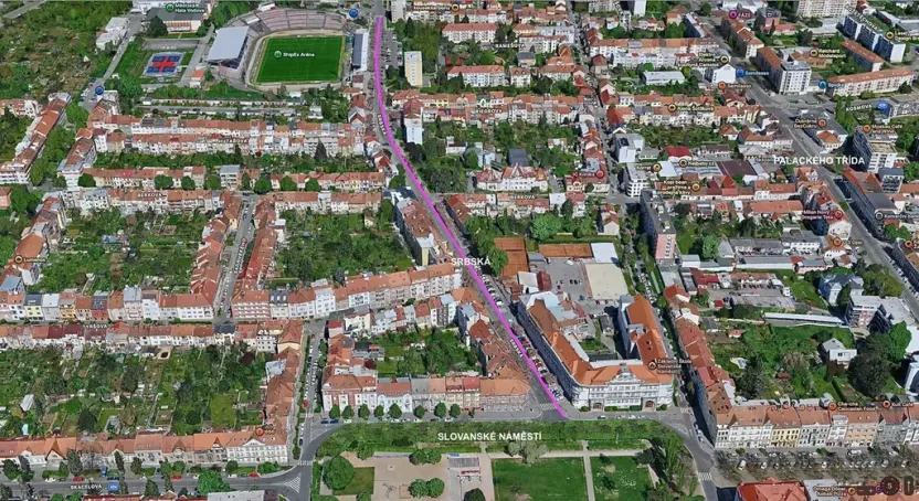 Pronájem bytu 3+1, Brno, Srbská, 89 m2