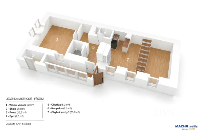 Prodej rodinného domu, Milín - Rtišovice, 109 m2