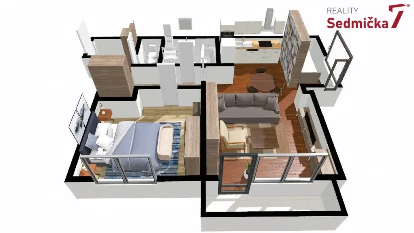Prodej bytu 2+kk, Říčany, Melantrichova, 56 m2