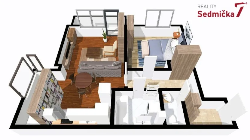 Prodej bytu 2+kk, Říčany, Melantrichova, 56 m2