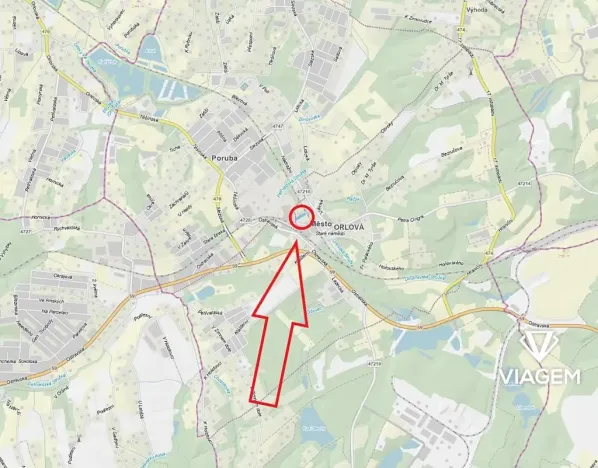 Prodej podílu pozemku pro bydlení, Orlová, 510 m2