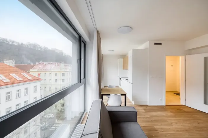 Pronájem bytu 2+kk, Praha - Karlín, Thámova, 58 m2