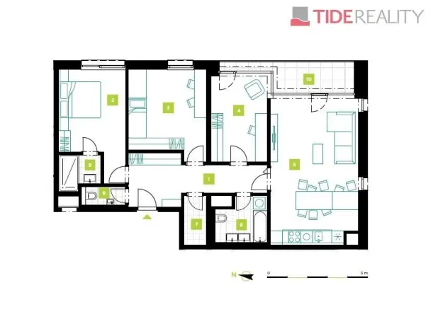 Prodej bytu 4+kk, Beroun, Na Máchovně, 113 m2