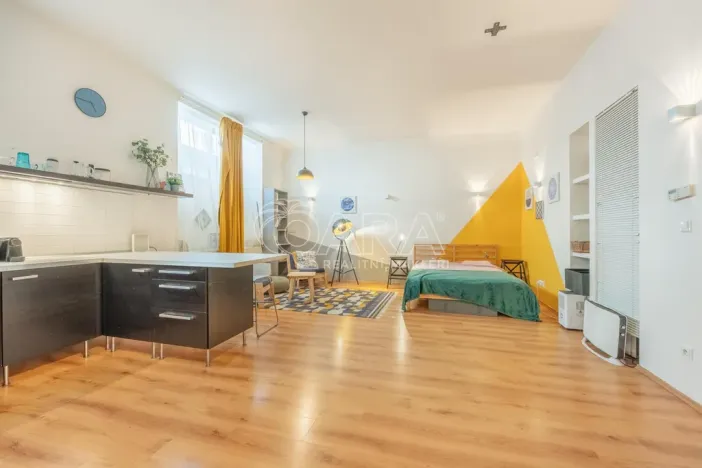 Pronájem bytu 1+kk, Praha - Vinohrady, Mánesova, 53 m2