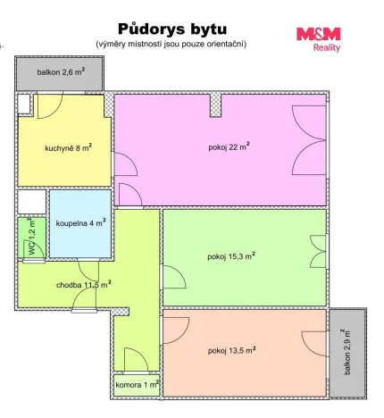 Prodej bytu 3+1, Ostrava - Moravská Ostrava, Mánesova, 84 m2