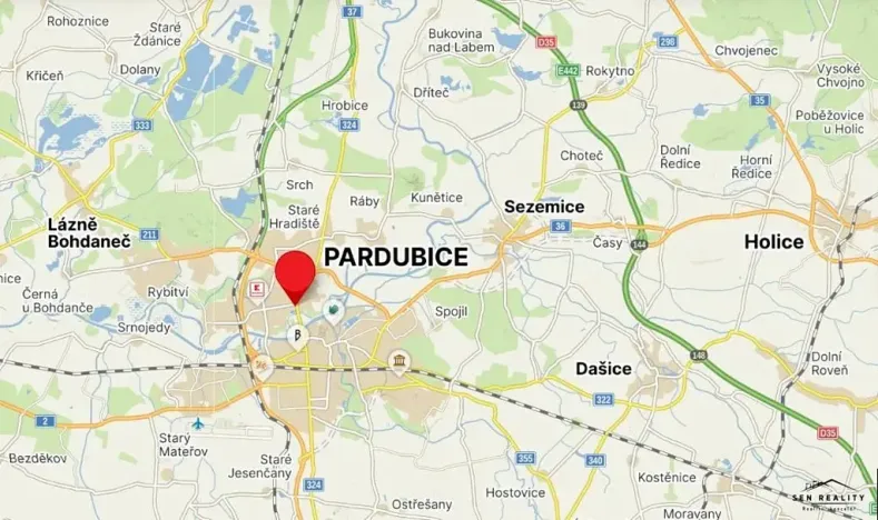 Pronájem obchodního prostoru, Pardubice, Bělehradská, 35 m2