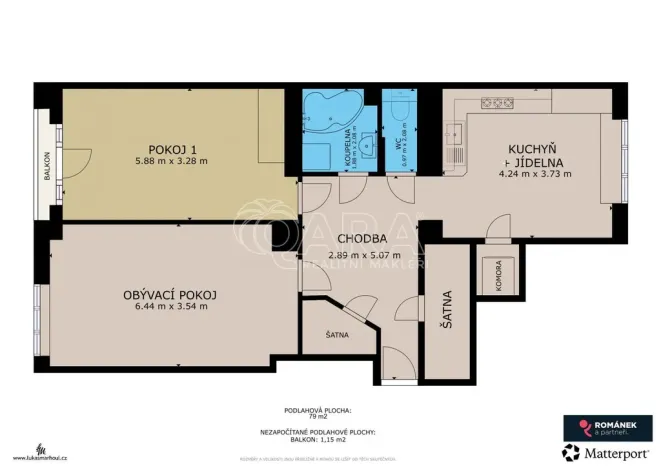 Prodej bytu 2+1, Praha - Žižkov, Biskupcova, 82 m2