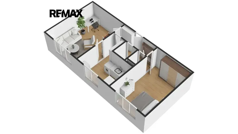 Pronájem bytu 2+1, Plzeň, Koterovská, 52 m2