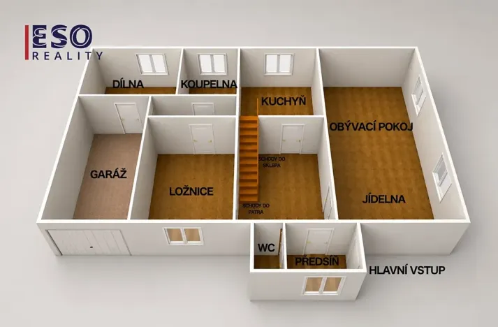 Prodej rodinného domu, Vřesina, Na Chabovci, 108 m2