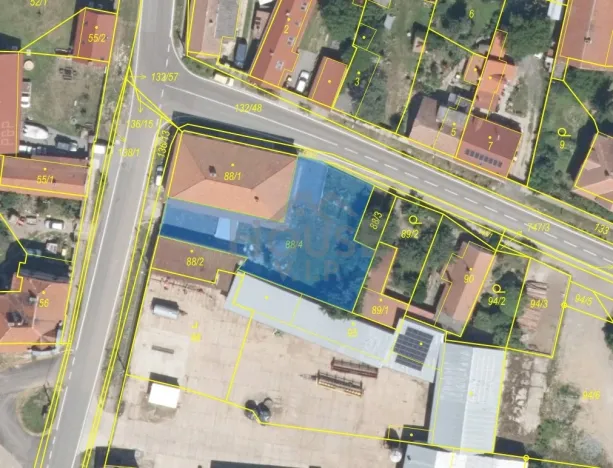 Prodej komerčního pozemku, Hořany, 563 m2