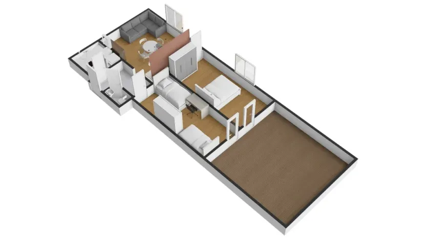 Prodej bytu 3+kk, Janov nad Nisou - Hraničná, 62 m2