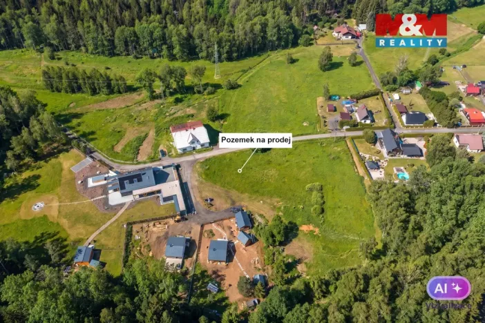 Prodej pozemku pro bydlení, Rumburk, Na kolonii, 1292 m2