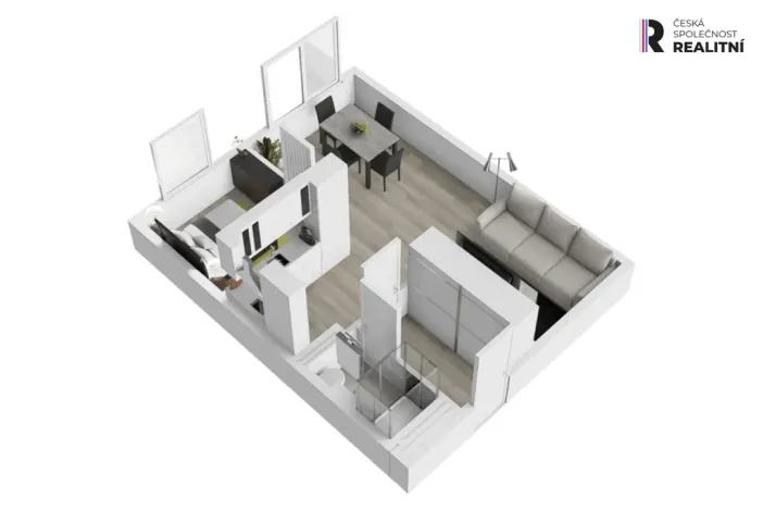 Prodej bytu 1+kk, Praha - Hloubětín, Šestajovická, 30 m2