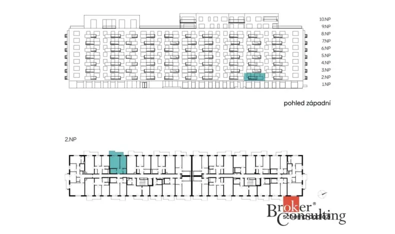 Pronájem bytu 2+kk, Praha - Vysočany, Fafkových, 50 m2