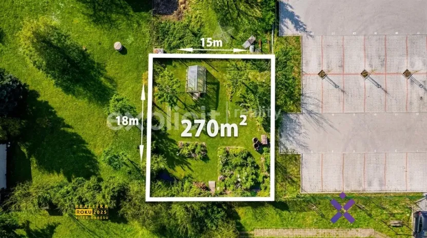 Prodej zahrady, Uherské Hradiště, Mojmírova, 270 m2