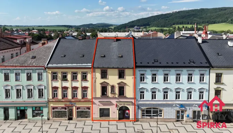 Prodej vícegeneračního domu, Moravská Třebová - Město, nám. T. G. Masaryka, 422 m2