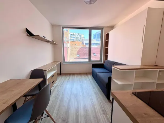 Pronájem bytu 1+kk, Praha - Smíchov, Plzeňská, 25 m2