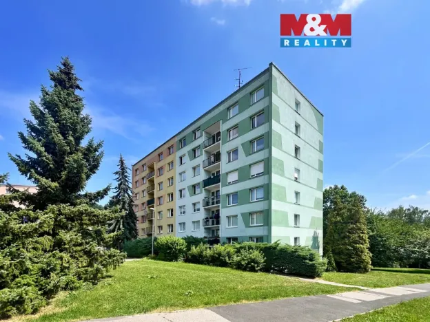 Pronájem bytu 1+1, Děčín - Děčín VI-Letná, Školní, 35 m2