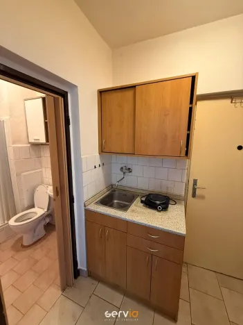 Pronájem bytu 1+kk, Brno, Veletržní, 18 m2